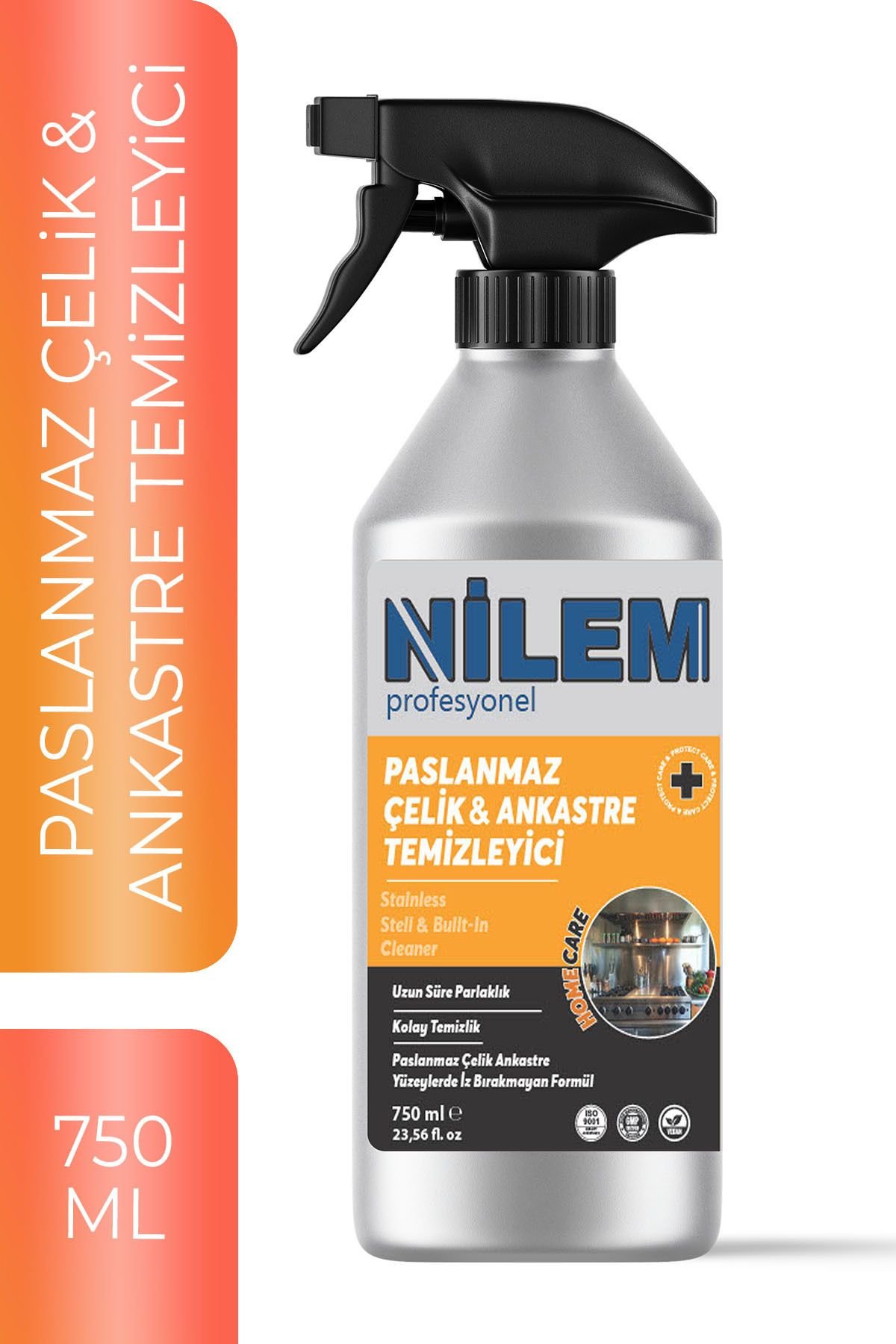 Nilem Paslanmaz Çelik ve Ankastre Temizleyici (Для нержавеющей стали)